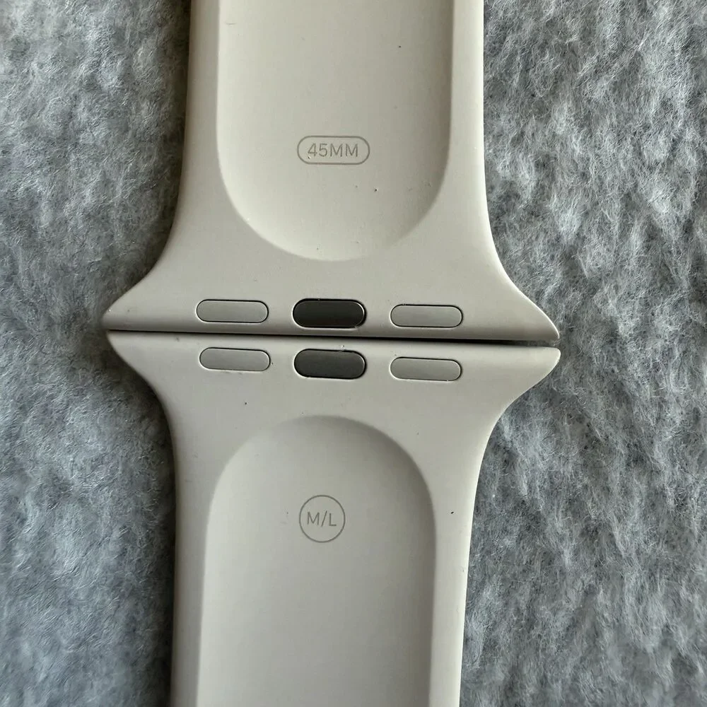 Apple Watch Sport band 45mm Starlight Size: M/L OEM Original